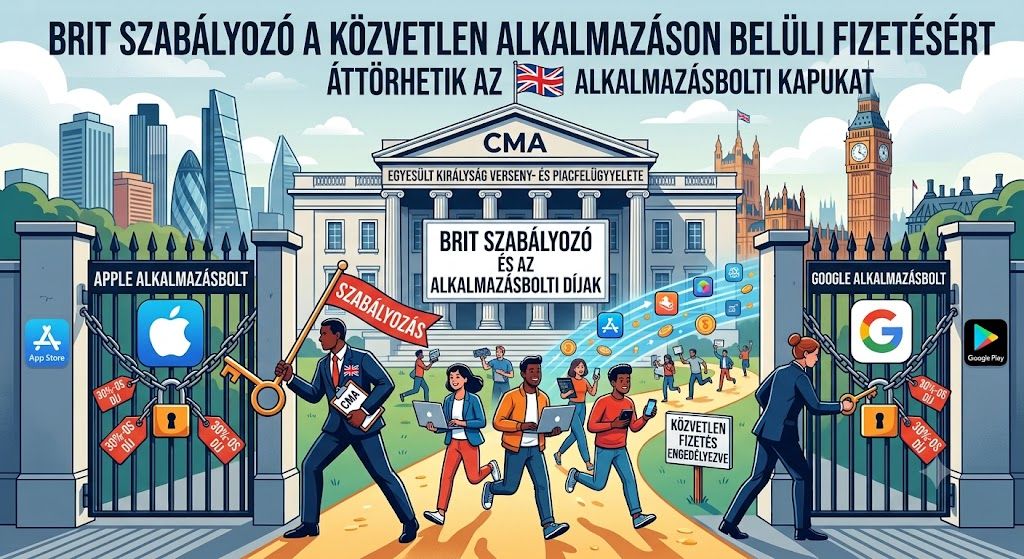 A brit szabályozó azt akarja, hogy az Apple és a Google engedje a fejlesztőknek megkerülni az alkalmazásbolti díjakat