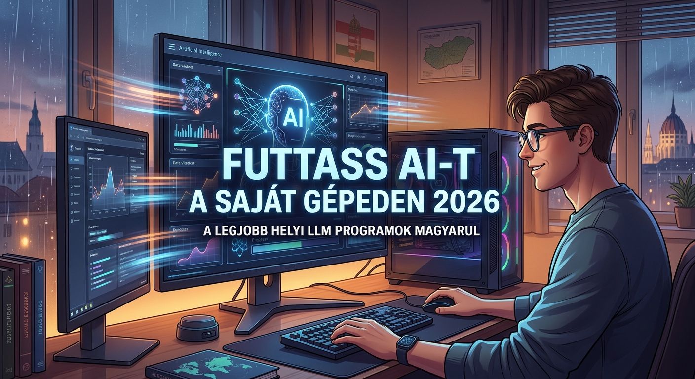 Futtass AI-t a saját gépeden 2026 – a legjobb helyi LLM programok magyarul