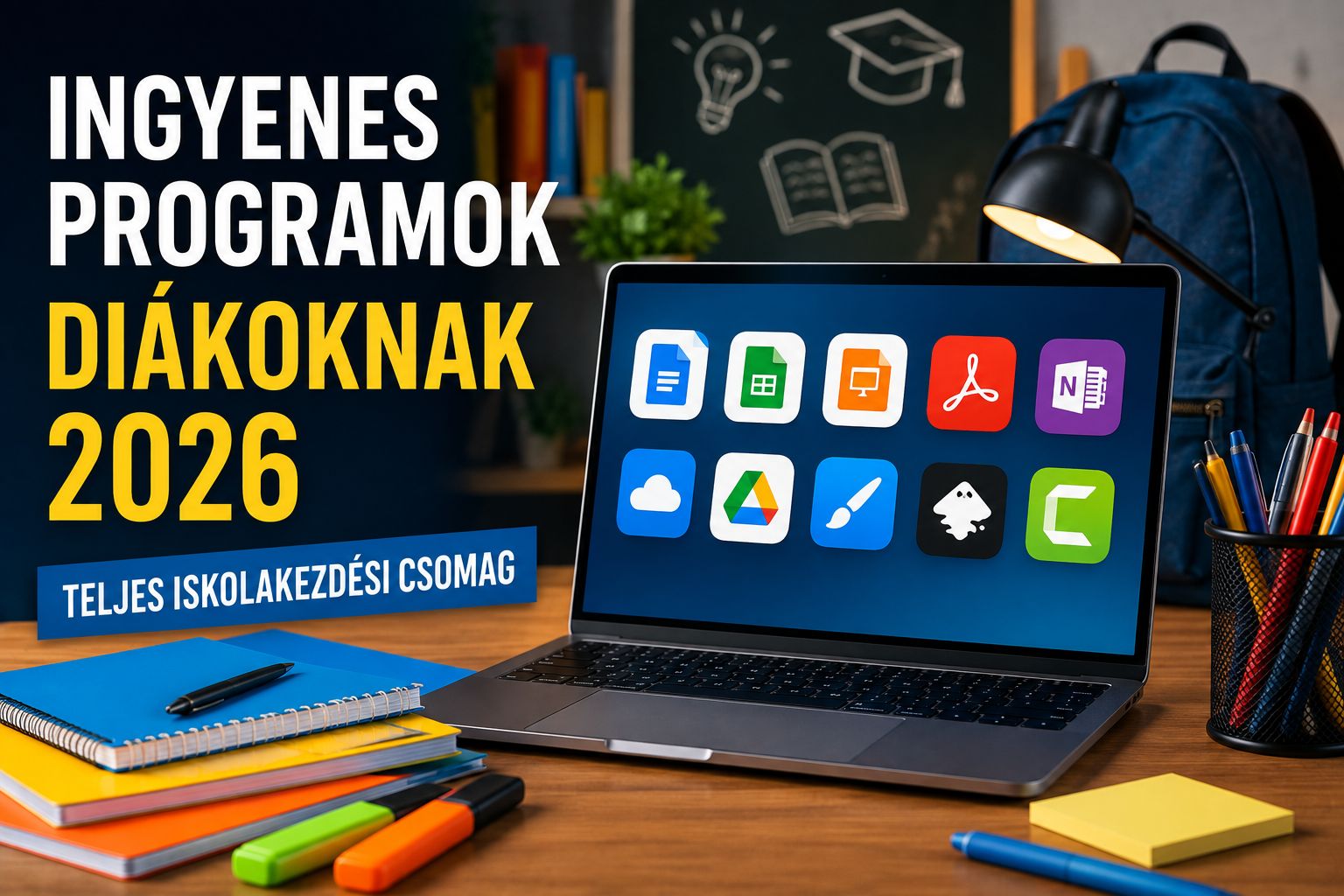 Ingyenes programok diákoknak 2026 – teljes iskolakezdési csomag