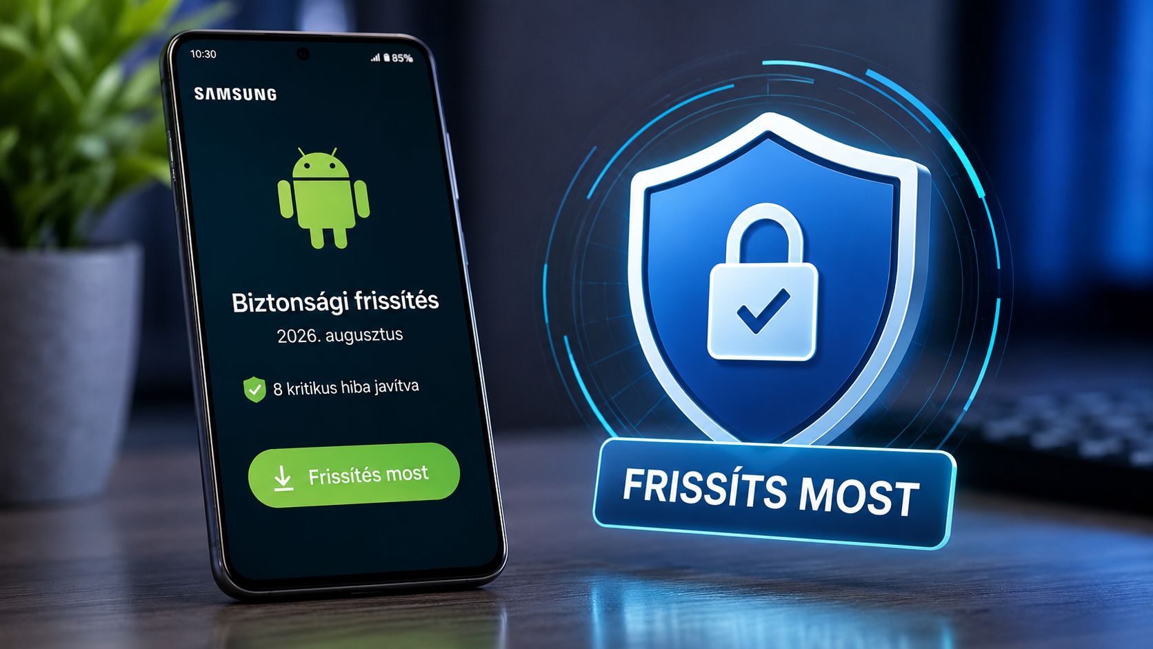 Itt az augusztusi Android és Samsung biztonsági frissítés – 8 kritikus hibát foltoz, így telepítsd