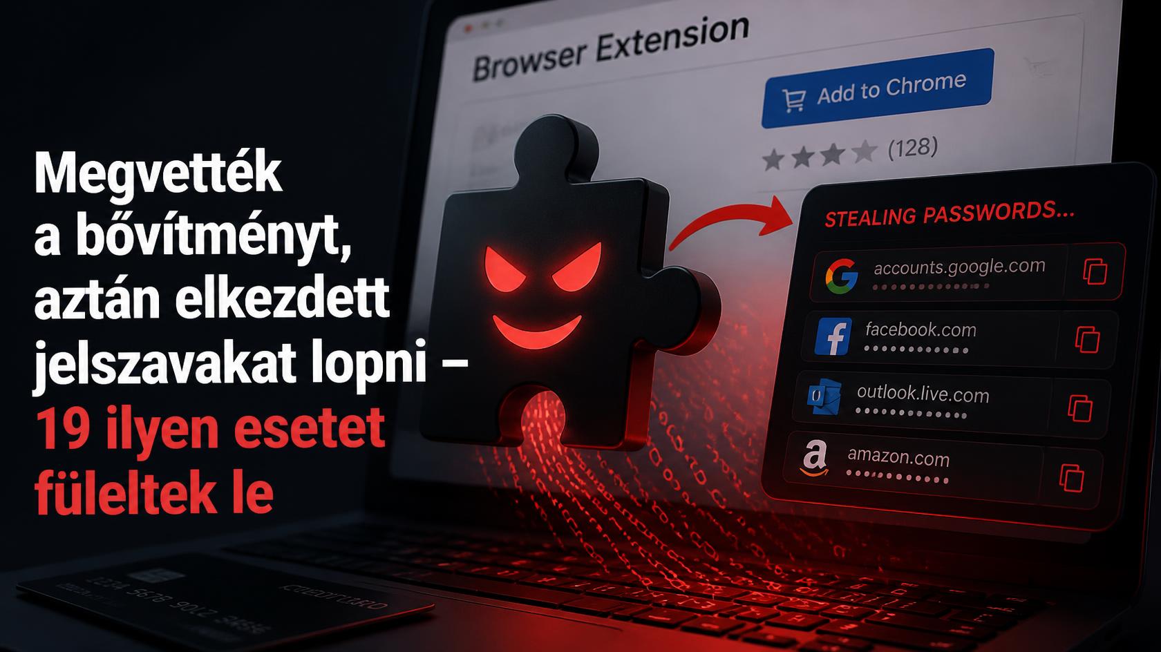 Megvették a bővítményt, aztán elkezdett jelszót lopni – 19 ilyen esetet kaptak el
