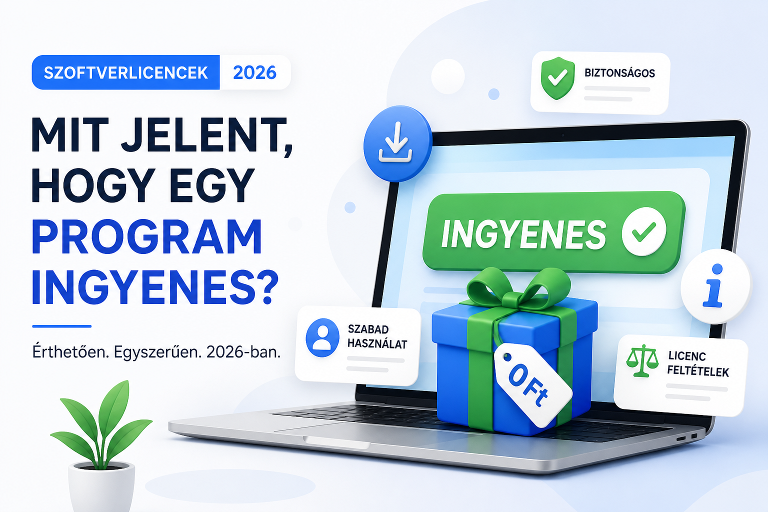 Mit jelent, hogy egy program ingyenes? Szoftverlicencek érthetően (2026)