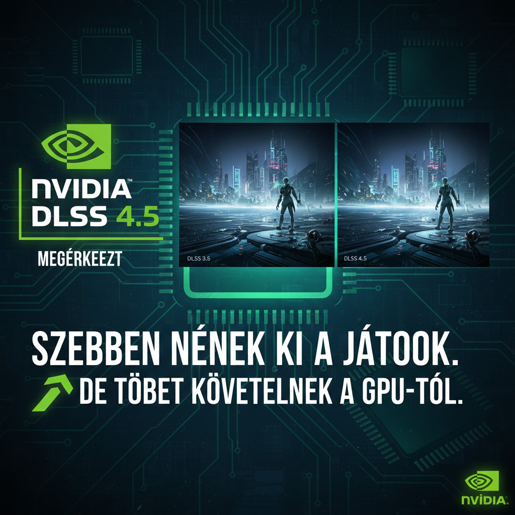 Nvidia DLSS 4.5 Megérkezett: Szebben Néznek A Játékok, De Többet Követelnek A GPU-tól