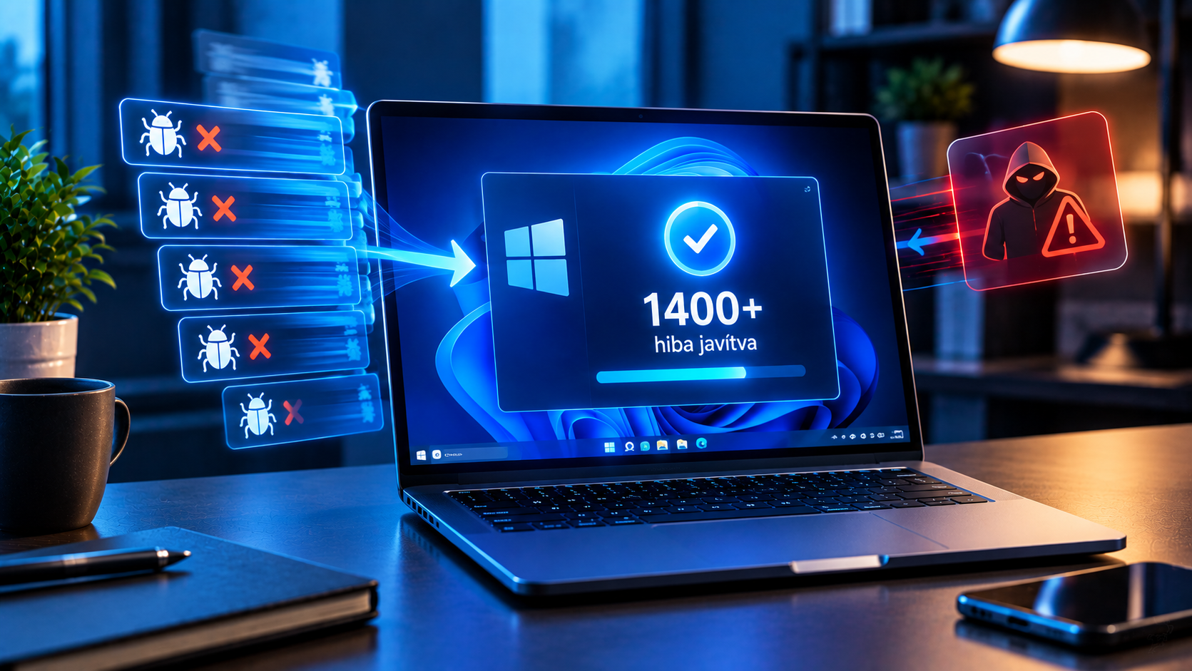 Újabb rekord: több mint 1400 hibát javított a Microsoft – egy Windows-hibát már támadnak