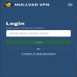 Mullvad VPN nyitóképernyő