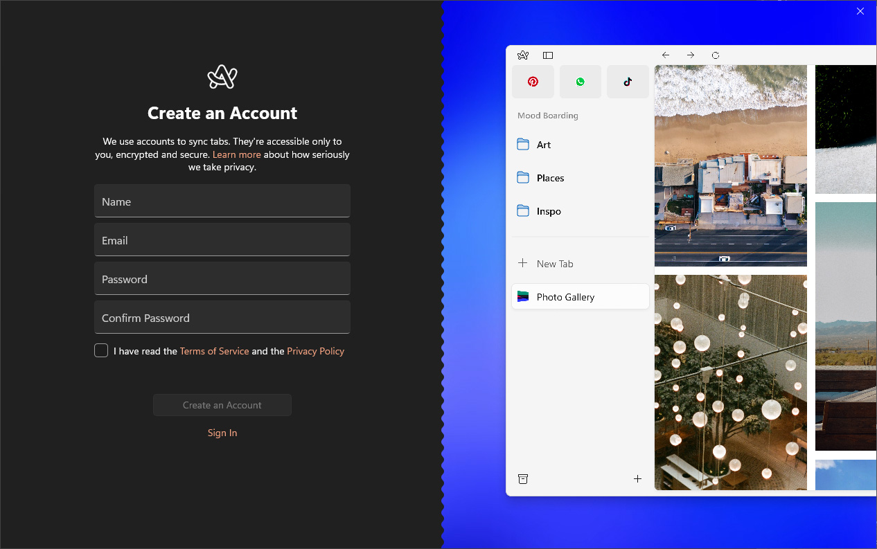 Arc böngésző bejelentkezés