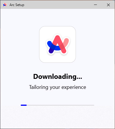 Arc böngésző telepítése