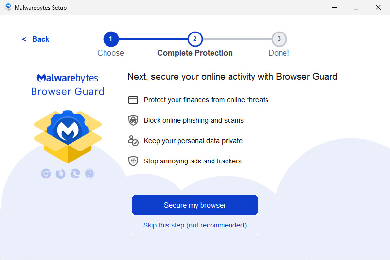 Malwarebytes 3.lépés
