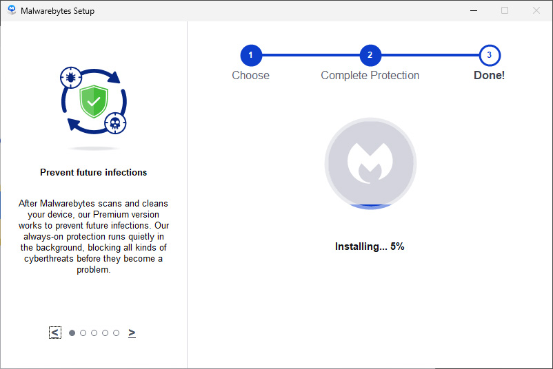 Malwarebytes 4.lépés