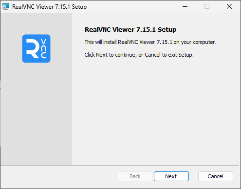 RealVNC Viewer telepítése Windowsra