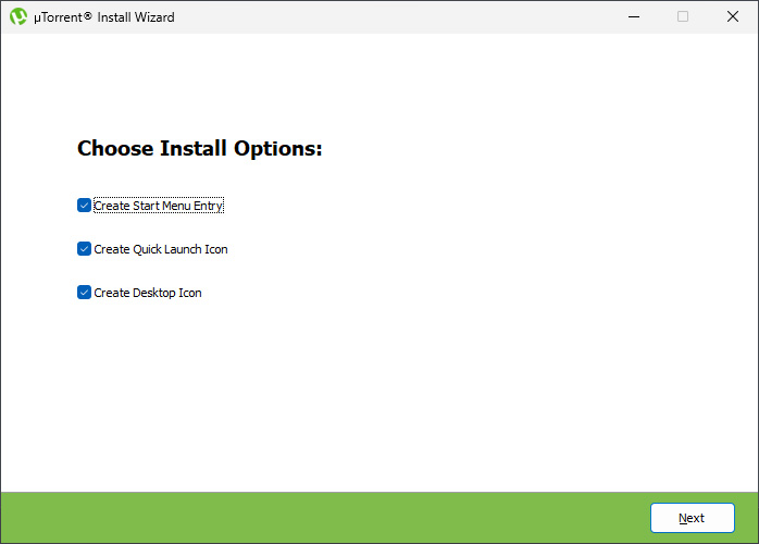uTorrent választás