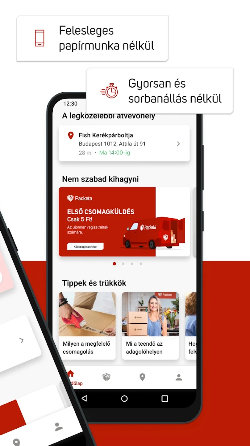 Packeta mobil alkalmazás