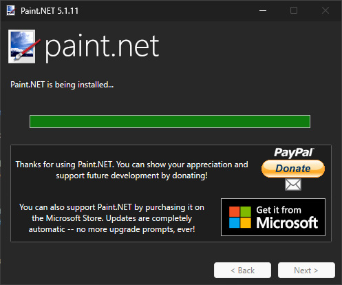 Paint.net tepelítése