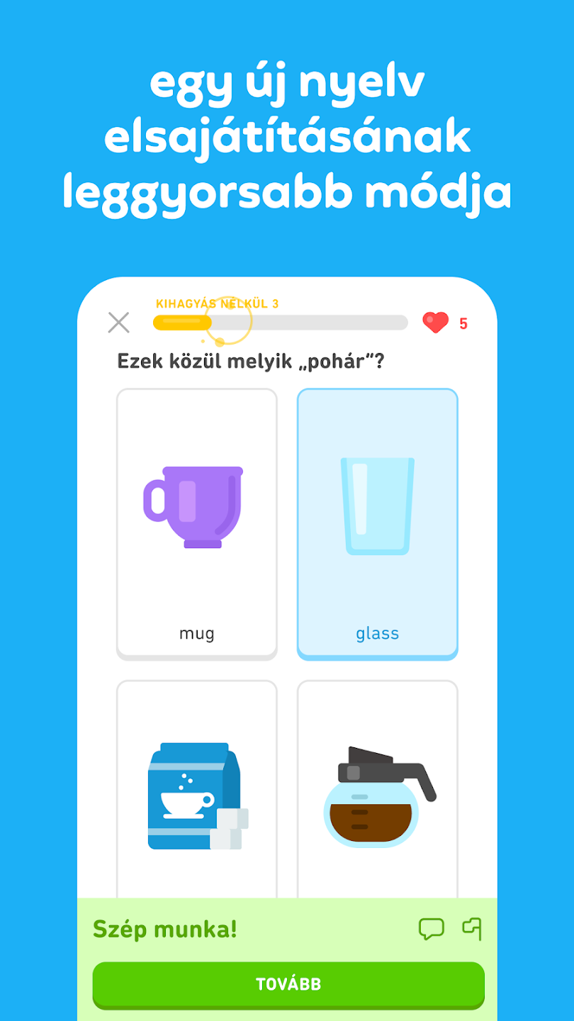 Doulingo nyelvleckék