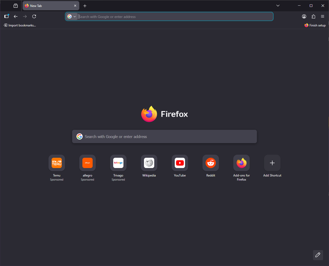 Firefox böngésző