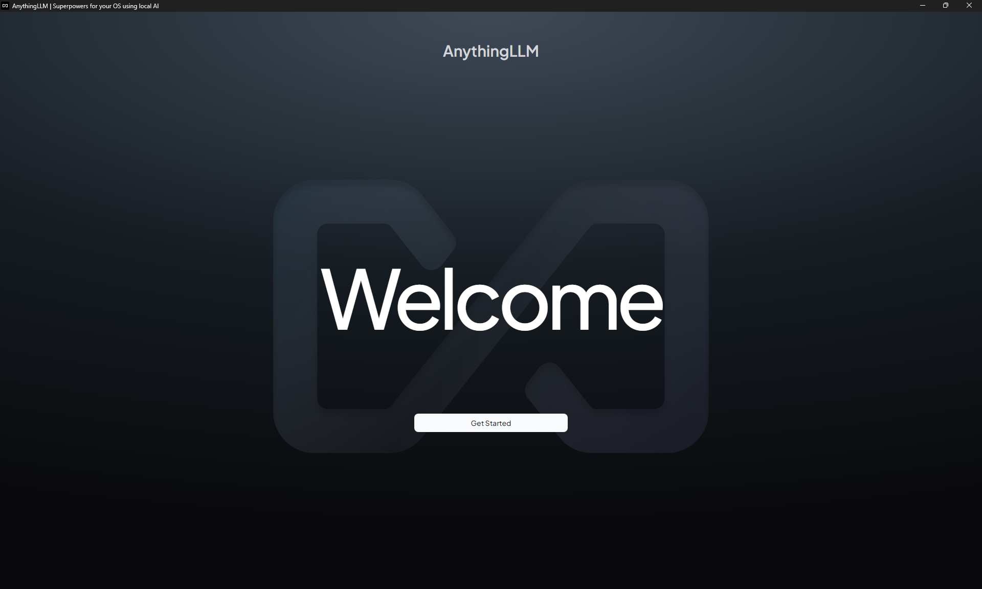 AnythingLLM start