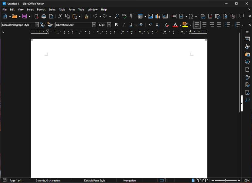 Libreoffice writer