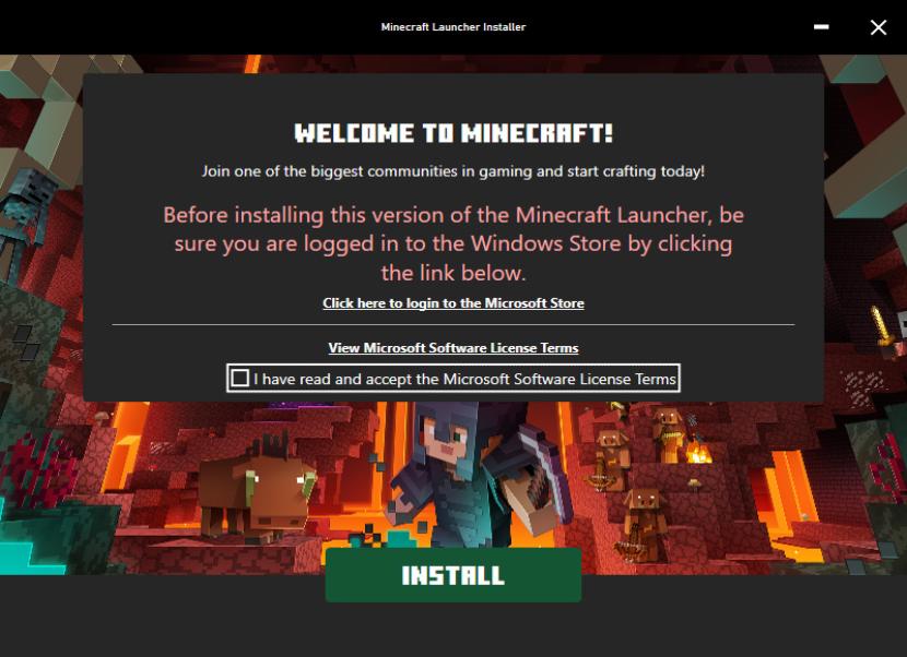 Minecraft telepítő