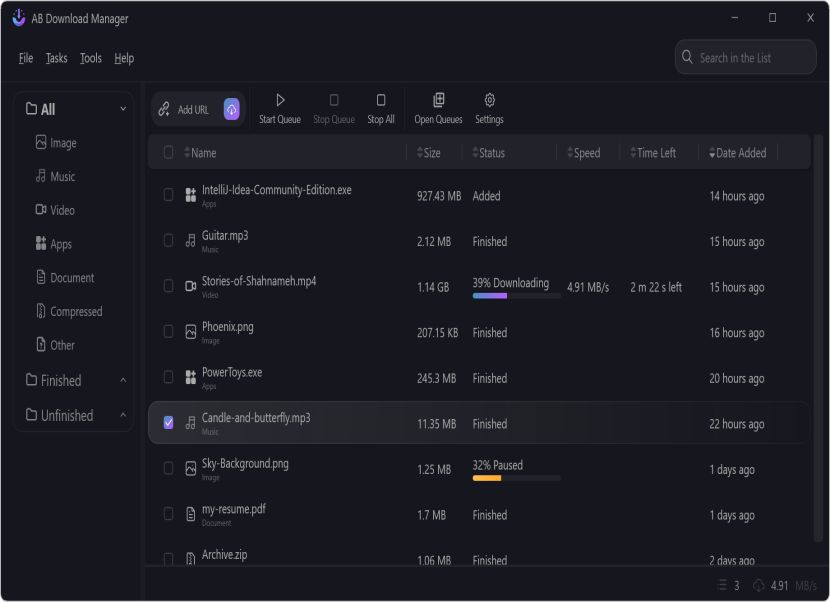 AB Download Manager