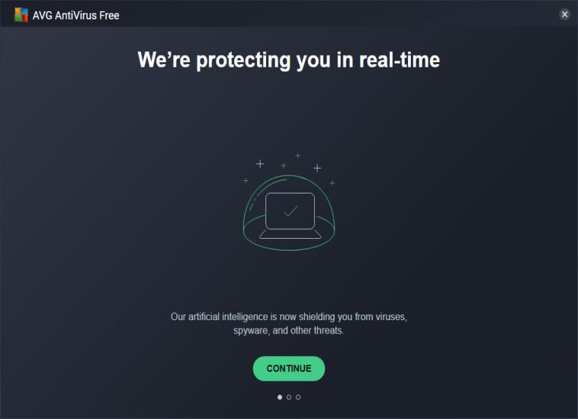 AVG Antivirus Free védelem