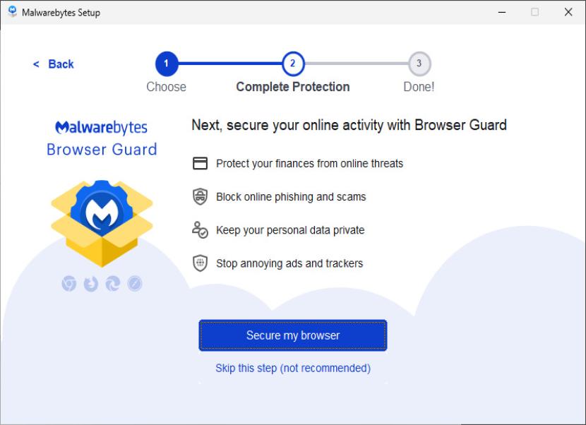Malwarebytes 3.lépés