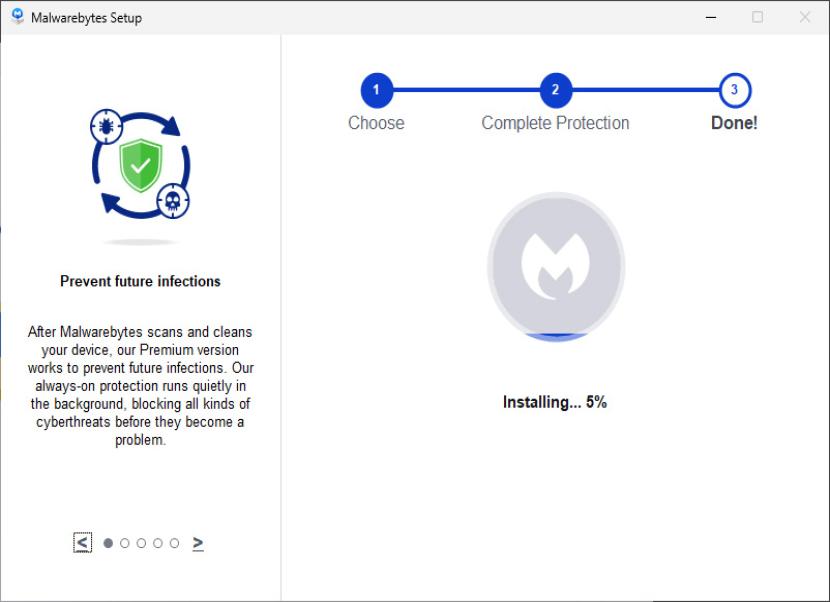 Malwarebytes 4.lépés