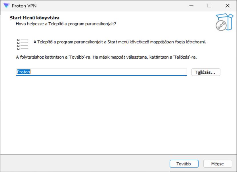ProtonVPN telepítése