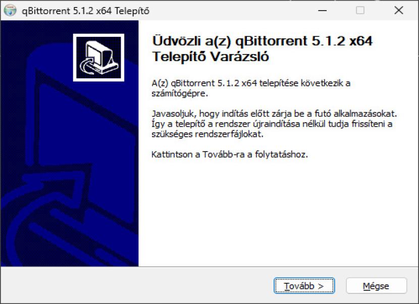 qBittorrent telepítése
