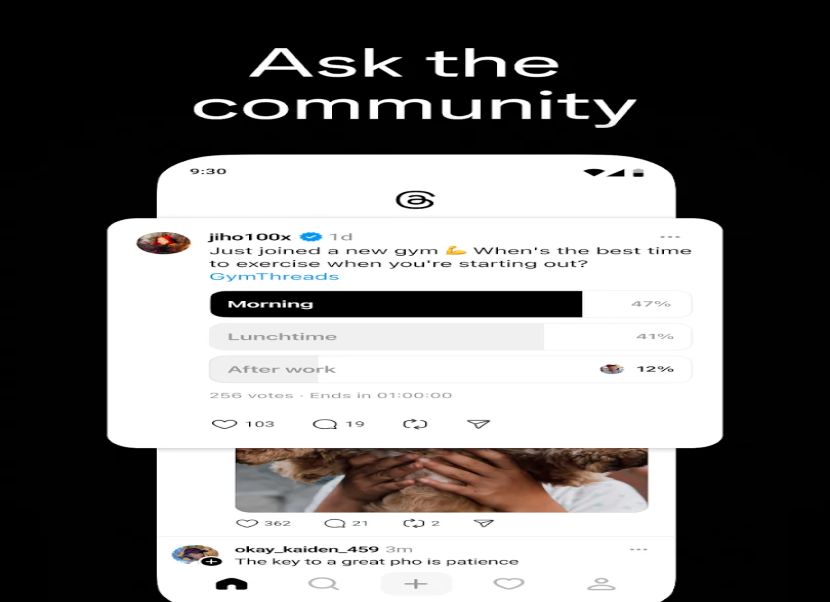 Threads mobil alkalmazás