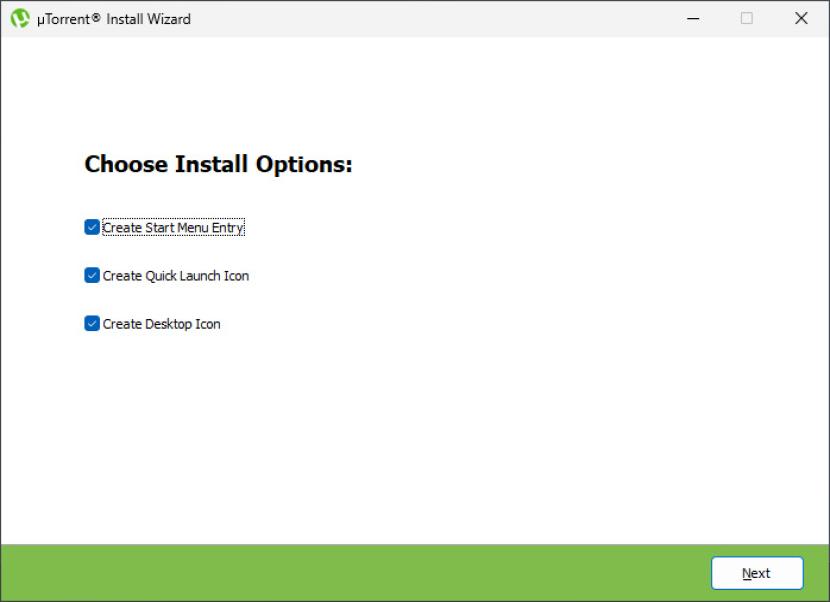 uTorrent választás