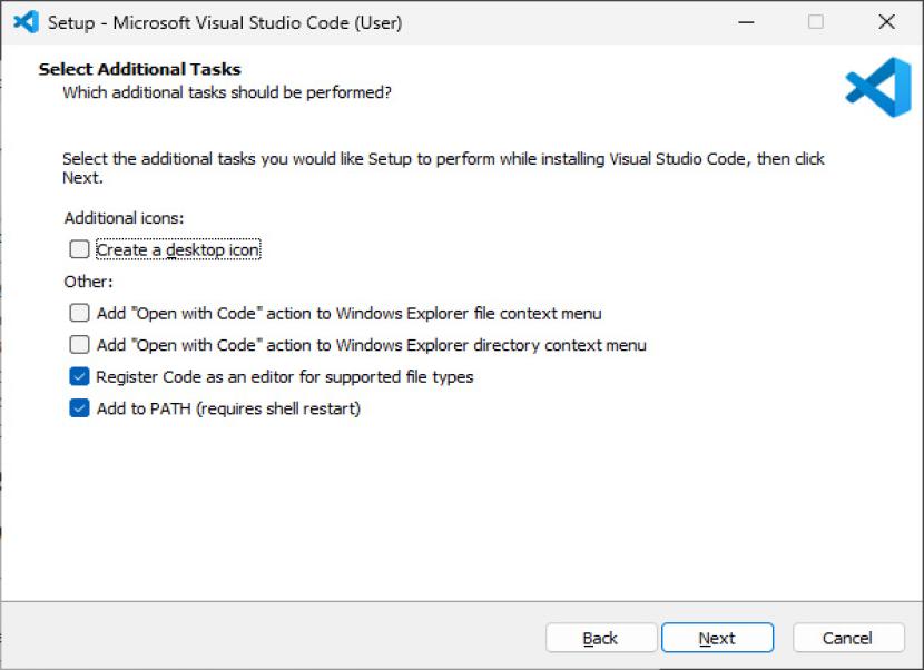 VS Code telepíés