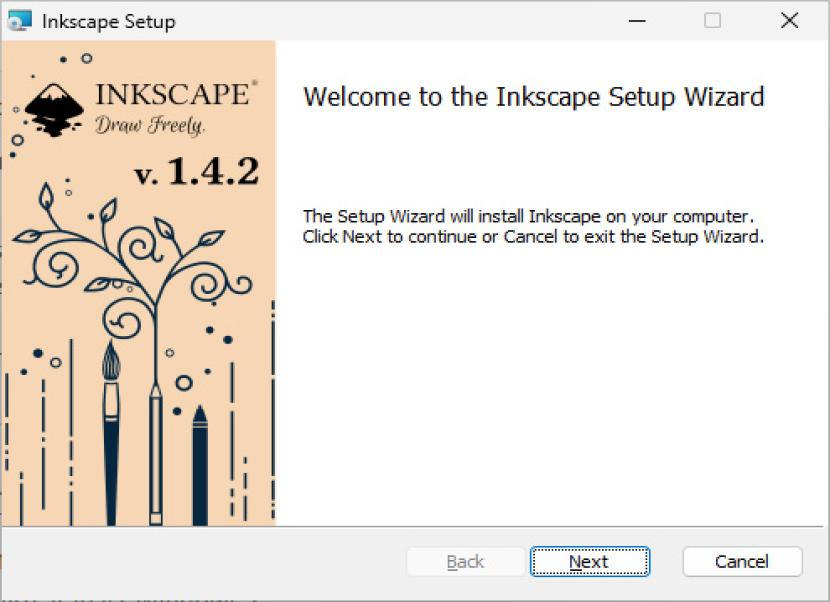 Inkscape telepítése