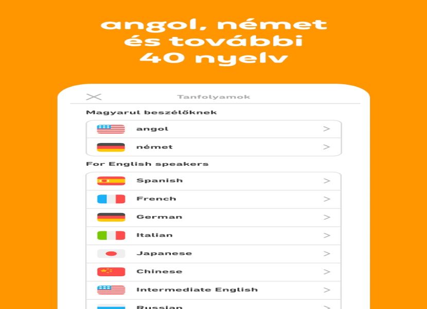 Doulingo nyelvleckék