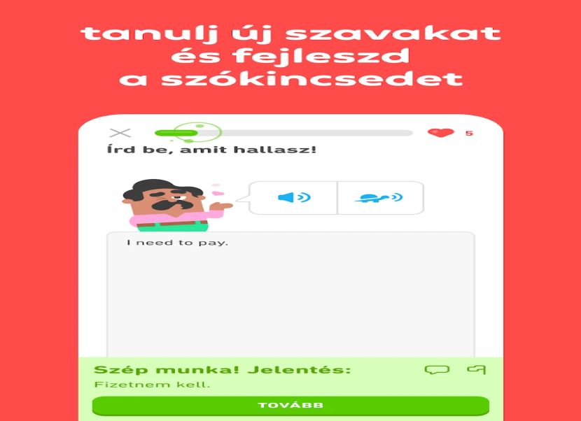 Doulingo nyelvleckék