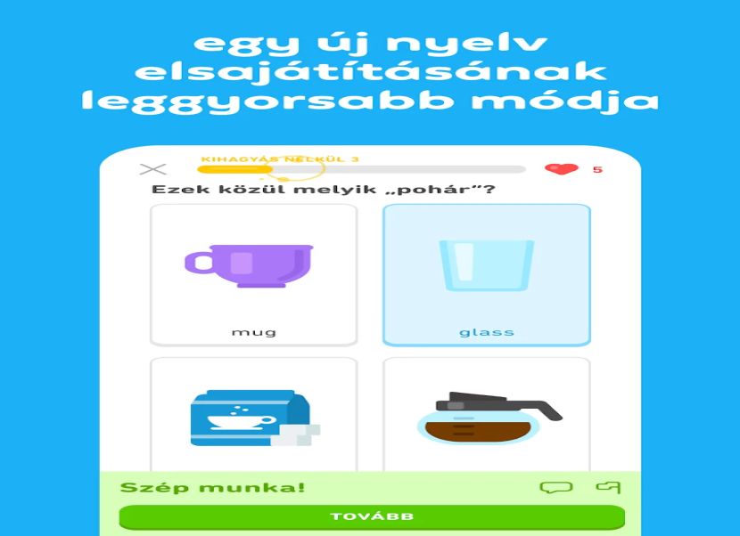 Doulingo nyelvleckék
