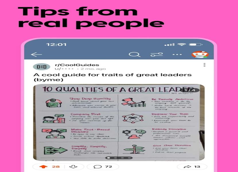 Reddit mobil alkalmazás
