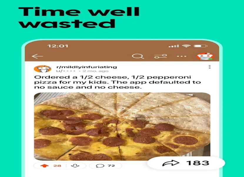 Reddit mobil alkalmazás