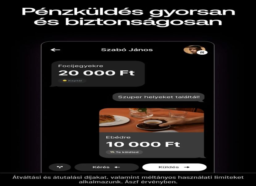Revolut alkalmazás