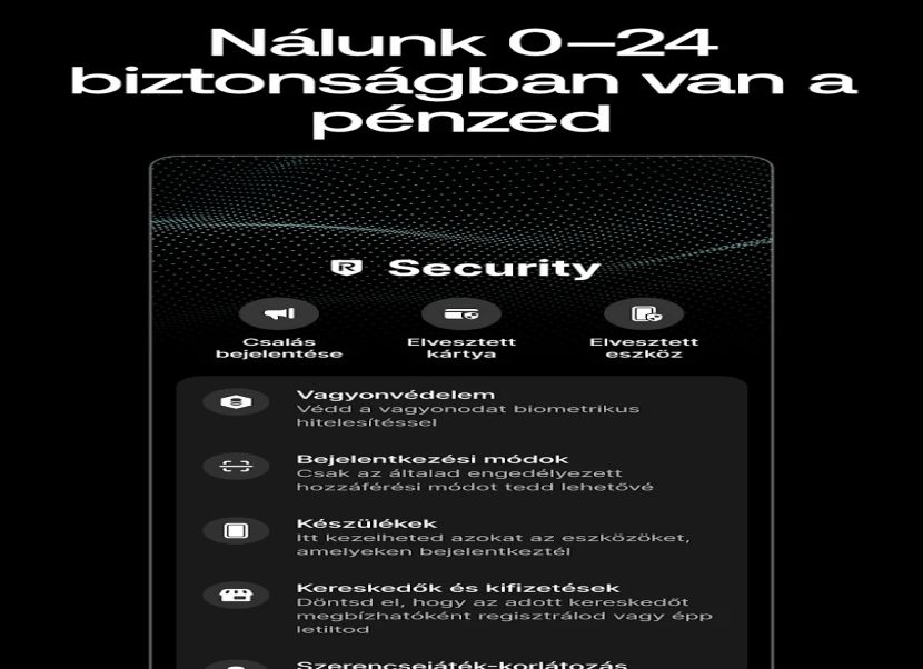 Revolut alkalmazás