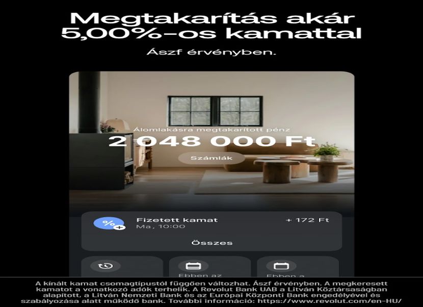 Revolut alkalmazás