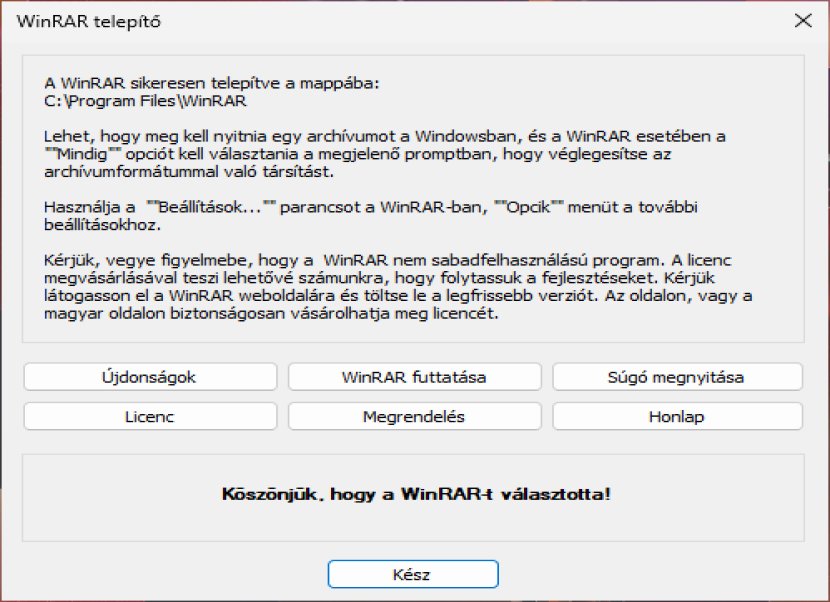 Winrar telepítés 3