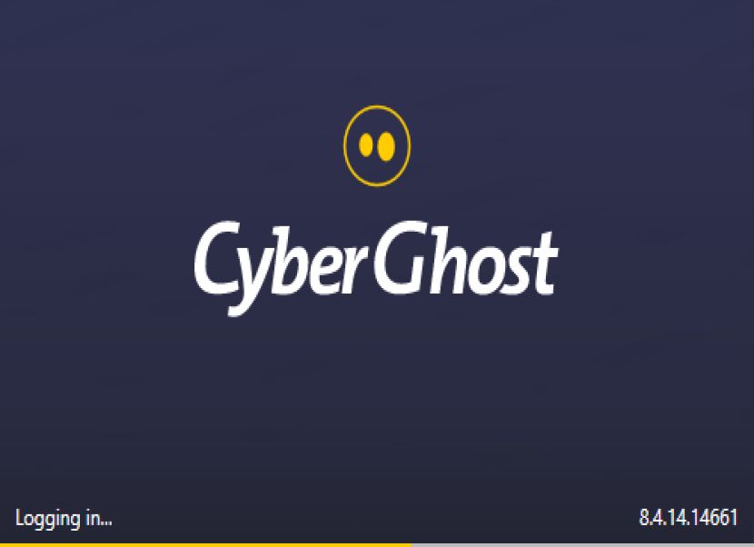 CyberGhost VPN betöltése