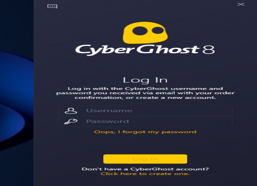 CyberGhost VPN csatlakozás