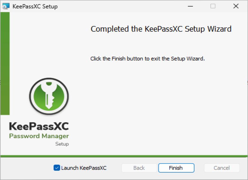 KeePassXC telepítés 3
