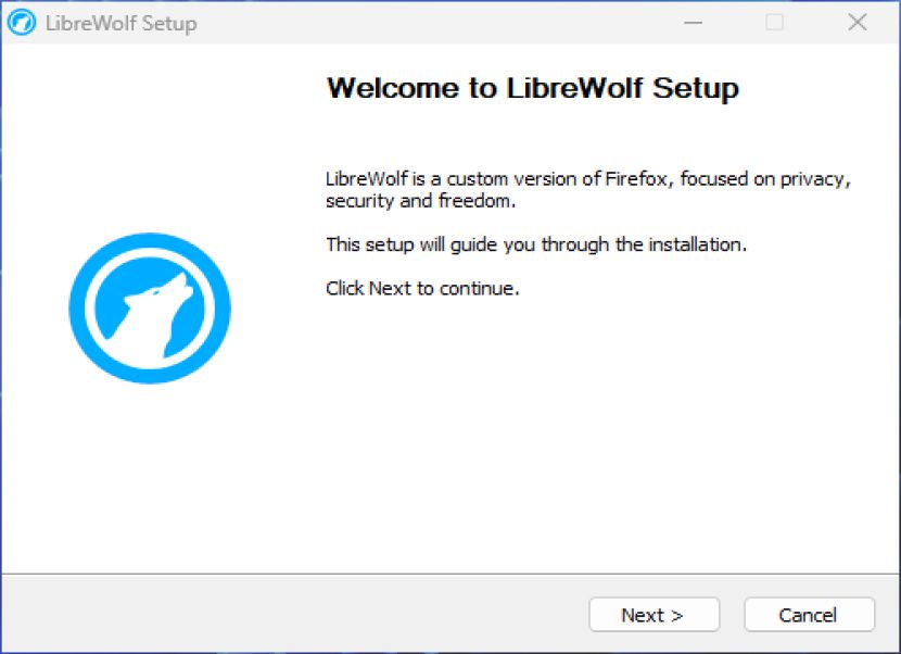 LibreWolf telepítés