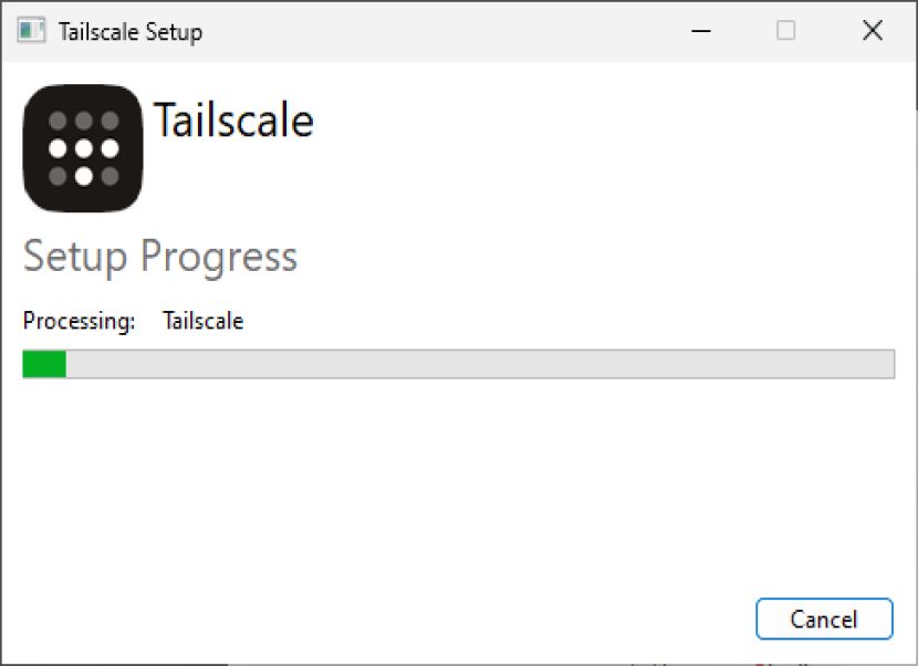 Tailscale telepítés 2