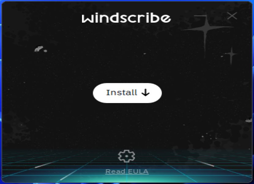 Windscribe telepítés