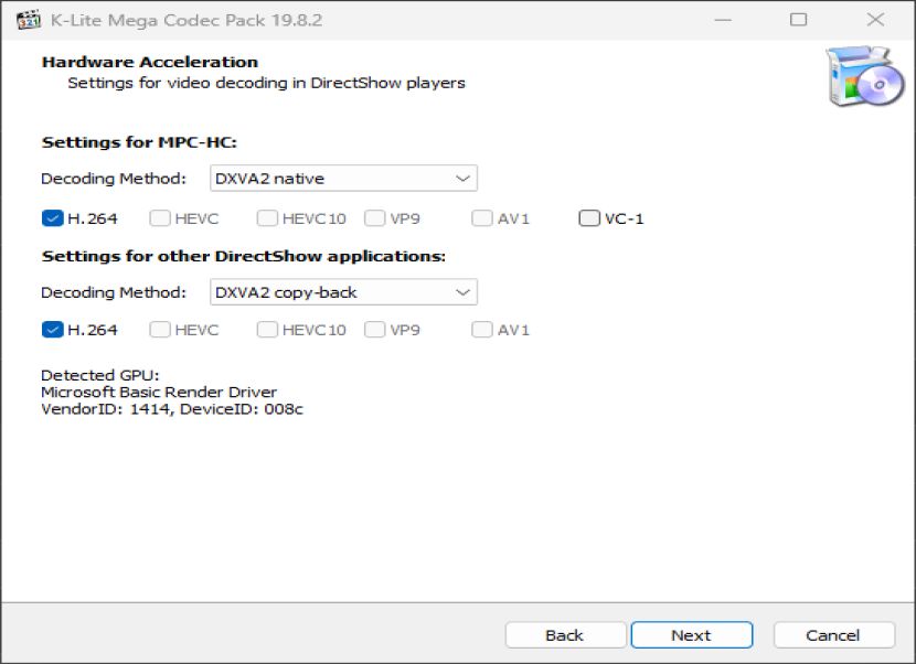 K-Lite Codec Pack telepítés 4
