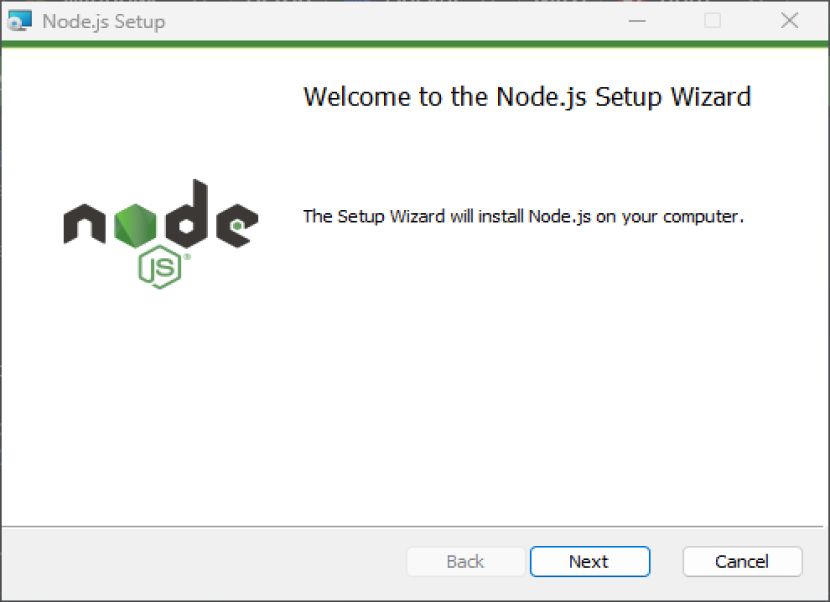 Node.js telepítés