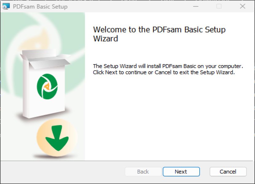 PDFsam Basic telepítés
